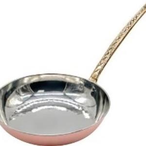 Bakır Tek Kulp Şef Tava 14 cm