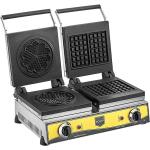 Çiftli Kare+Çiçek Model Waffle Makinesi Elektrikli W20